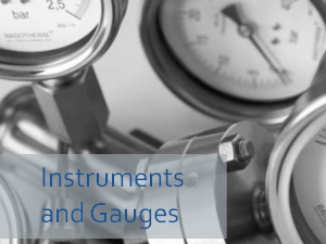 Instruments and Gauges